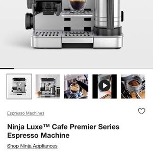 Ninja Luxe Cafe Premier Series—Espresso Machine + Coffee System